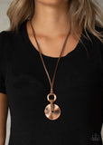 Paparazzi "Nautical Nomad" Copper Necklace & Earring Set Paparazzi Jewelry