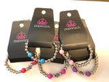 Girls Starlet Shimmer Bracelets Set of 5 Flower Daisy Charm Paparazzi Jewelry