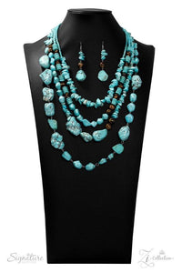 Paparazzi "The Monica" Zi Collection Necklace & Earring Set Paparazzi Jewelry