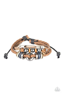 Paparazzi "Hello Hiker" Brown Urban Bracelet Unisex Paparazzi Jewelry