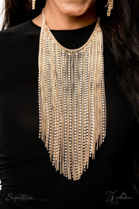 Paparazzi VINTAGE VAULT "The Ramee" 2019 Zi Collection Necklace & Earring Set Paparazzi Jewelry