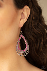 Paparazzi "Royal Finesse" Pink Earrings Paparazzi Jewelry