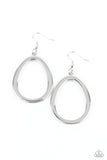 Paparazzi "Casual Curves" Silver Earrings Paparazzi Jewelry