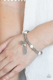 Paparazzi "Whimsically Wanderlust" White Bracelet Paparazzi Jewelry