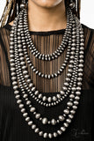 Paparazzi "Instinct" Black Necklace & Earring Set Zi Collection Paparazzi Jewelry