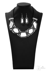 Paparazzi "Rivalry" Black Necklace & Earring Set Zi Collection Paparazzi Jewelry