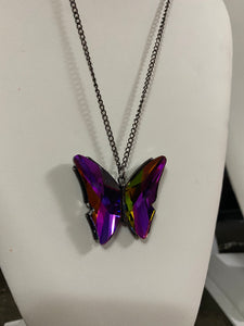 Paparazzi "The Social Butterfly Effect" Multi 185XX Exclusive Necklace & Earring Set Paparazzi Jewelry