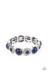 Paparazzi "Garden Flair" Blue Bracelet Paparazzi Jewelry