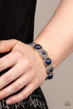 Paparazzi "Garden Flair" Blue Bracelet Paparazzi Jewelry