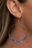 Paparazzi "Glimmering Go-Getter" Blue Oil Spill Earrings Paparazzi Jewelry