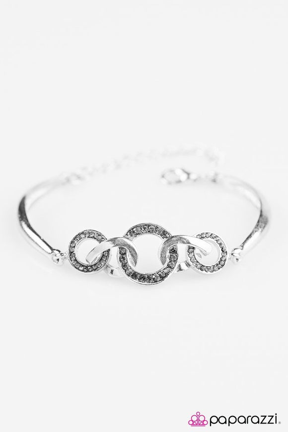 Paparazzi “Royal Society” Silver Bracelet Paparazzi Jewelry