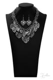 Paparazzi "Cherish" Silver  Necklace & Earring Set Zi Collection Paparazzi Jewelry