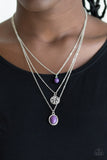 Paparazzi "Southern Roots" Purple Necklace & Earring Set Paparazzi Jewelry
