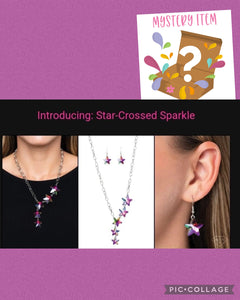 Paparazzi "Star-Crossed Sparkle" Multi PLUS Mystery Item Necklace & Earring Set Paparazzi Jewelry