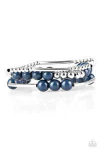 Paparazzi "New Adventures" Blue Bracelet Paparazzi Jewelry