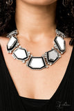 Paparazzi "Rivalry" Black Necklace & Earring Set Zi Collection Paparazzi Jewelry