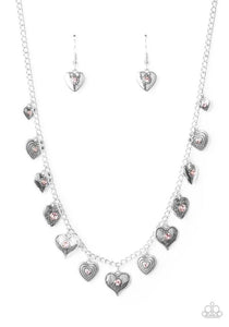 Paparazzi "Lovely Lockets" Pink Necklace & Earring Set Paparazzi Jewelry