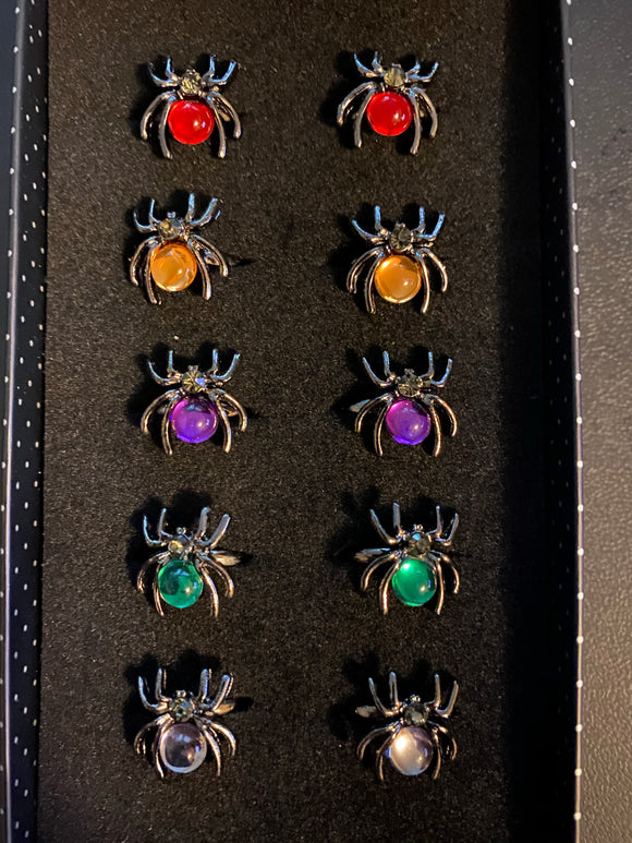 Paparazzi Starlet Shimmer Multi Halloween Spider Rings Lot#72 Paparazzi Jewelry