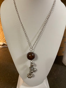 Paparazzi "Globetrotter" Brown Necklace & Earring Set Paparazzi Jewelry