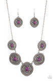 Paparazzi "Alter Eco" Purple Necklace & Earring Set Paparazzi Jewelry