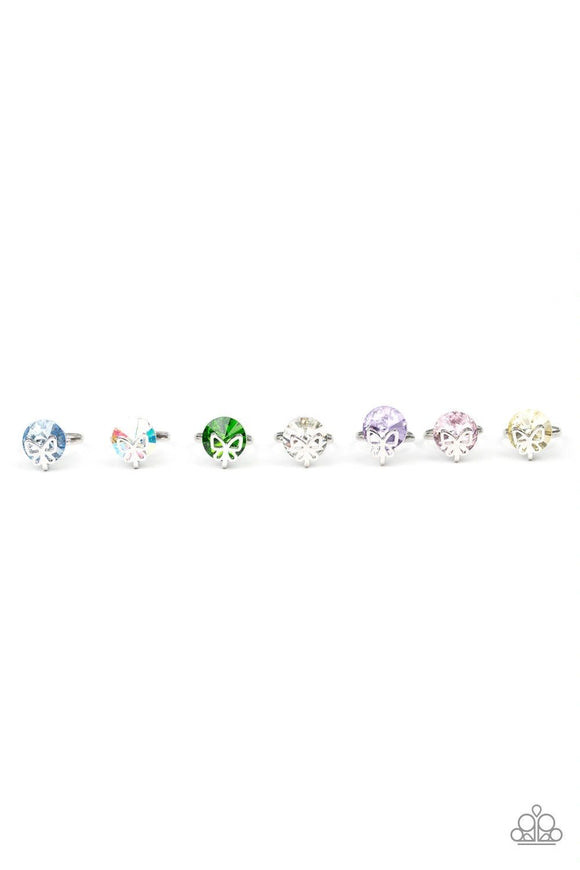 Girl's Starlet Shimmer 190XX Multi Butterfly 10 for 10 Rings Paparazzi Jewelry