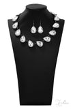 Paparazzi VINTAGE VAULT "Mystique" Black Necklace & Earring Set Zi Collection Paparazzi Jewelry