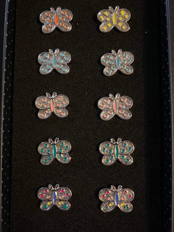Paparazzi Starlet Shimmer Butterfly Rhinestones Ring Lot#12 Paparazzi Jewelry