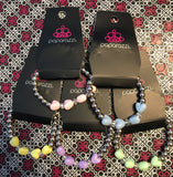 Girls Valentine Heart  Starlet Shimmer Bracelets Set of 5 Paparazzi Jewelry