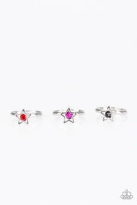 Girl's Starlet Shimmer 10 for $10 Multi Star 193XX Rings Paparazzi Jewelry