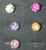 Girls Starlet Shimmer Confetti Ball Multi Set of 5 Rings Paparazzi Jewelry
