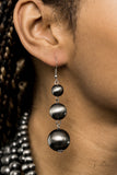 Paparazzi "Instinct" Black Necklace & Earring Set Zi Collection Paparazzi Jewelry
