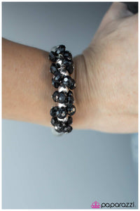 Paparazzi "Im Blushing" Black Bracelet Paparazzi Jewelry