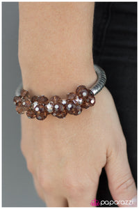 Paparazzi "Im Blushing" Brown Bracelet Paparazzi Jewelry