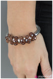 Paparazzi "Im Blushing" Brown Bracelet Paparazzi Jewelry