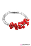 Paparazzi "Im Blushing" Red Bracelet Paparazzi Jewelry