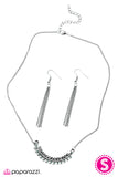 Paparazzi "Im GLISTENING" Blue Necklace & Earring Set Paparazzi Jewelry