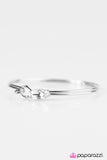 Paparazzi "Im Here To Dazzle - White" bracelet Paparazzi Jewelry