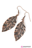 Paparazzi "Im Just LEAF-ing - Copper" earring Paparazzi Jewelry