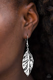Paparazzi "Im Just LEAF-ing - Silver" earring Paparazzi Jewelry