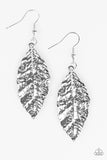 Paparazzi "Im Just LEAF-ing - Silver" earring Paparazzi Jewelry