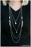 Paparazzi "Imperfect Cadence" Pink Necklace & Earring Set Paparazzi Jewelry