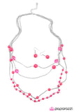 Paparazzi "Imperfect Imperfections - Pink" necklace Paparazzi Jewelry