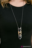 Paparazzi "Impressive Track Record" Multi Necklace & Earring Set Paparazzi Jewelry