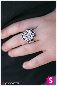 Paparazzi "Im So Jealous! - White" ring Paparazzi Jewelry