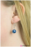 Paparazzi "In A Bind" Blue Necklace & Earring Set Paparazzi Jewelry