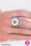 Paparazzi "In A Field Of Roses, Be A Wildflower" White Ring Paparazzi Jewelry