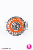Paparazzi "In A Field of Roses, Be A Wildflower" Orange Ring Paparazzi Jewelry