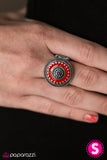 Paparazzi "In A Field Of Roses, Be A Wildflower" Red Ring Paparazzi Jewelry