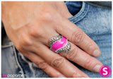 Paparazzi "In All the Right Places - Pink" ring Paparazzi Jewelry