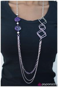 Paparazzi "In Anticipation" Purple Necklace & Earring Set Paparazzi Jewelry